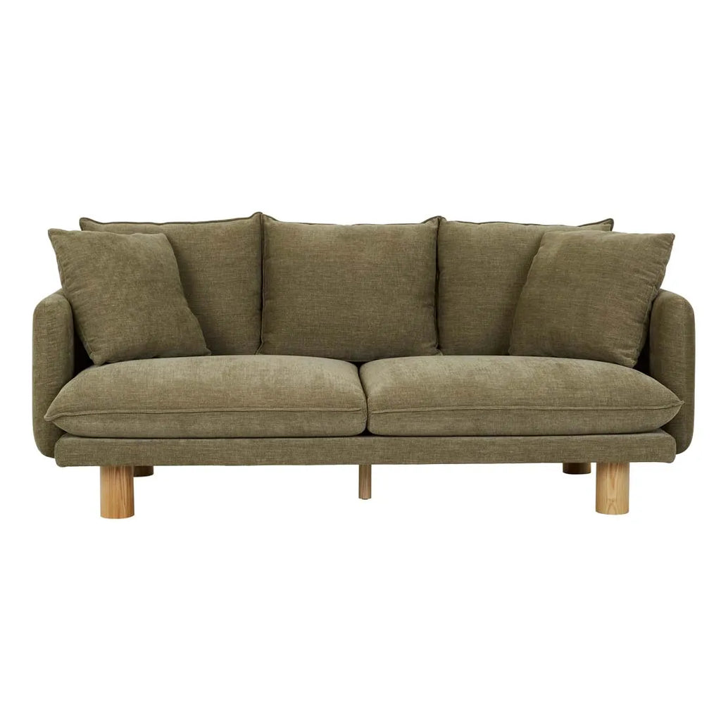 Vittoria Elliot Three Seater Sofa Copeland Olive
