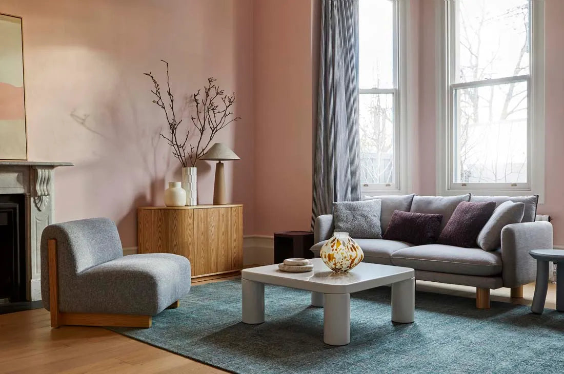 Vittoria Elliot Four Seater Sofa Prussian