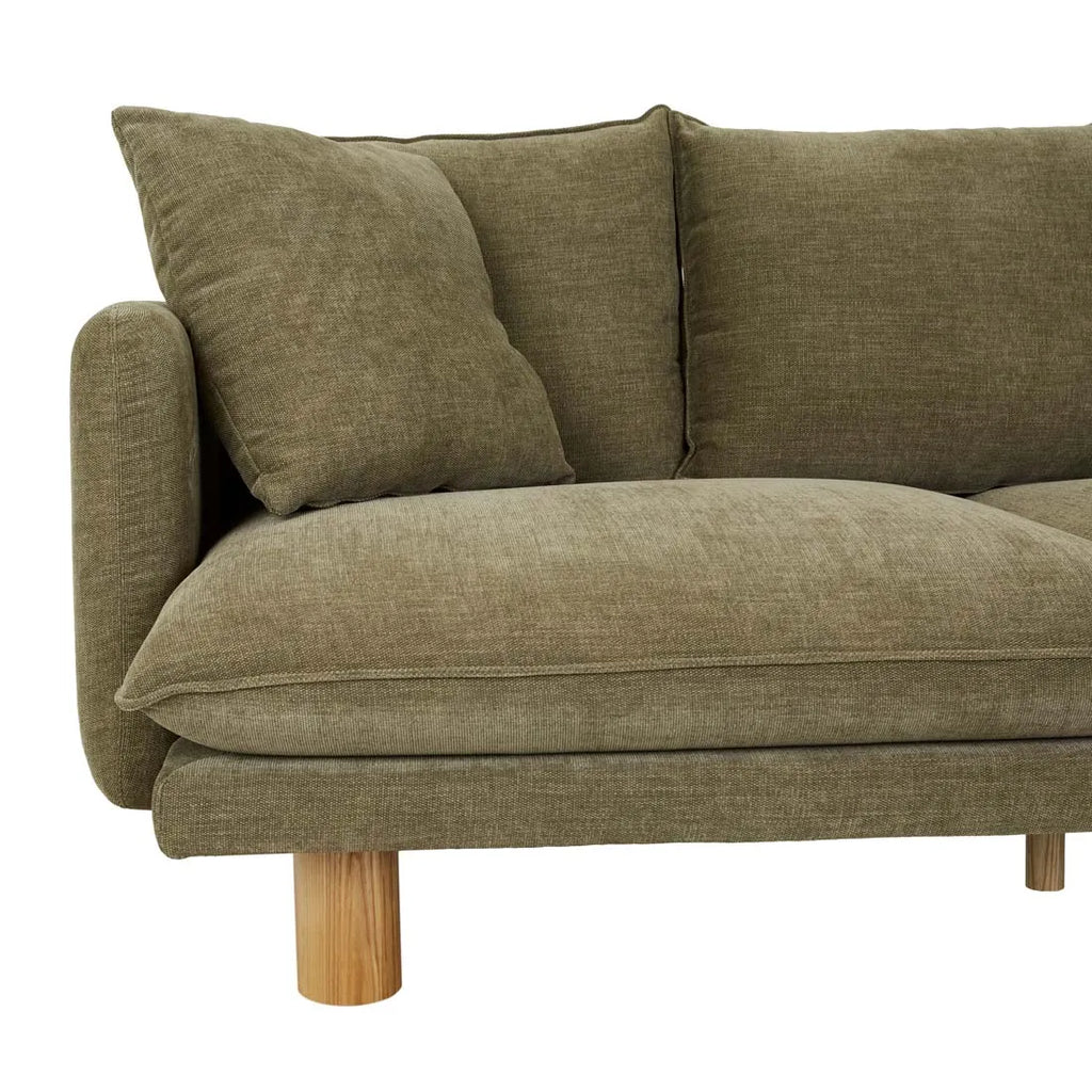 Vittoria Elliot Three Seater Sofa Copeland Olive