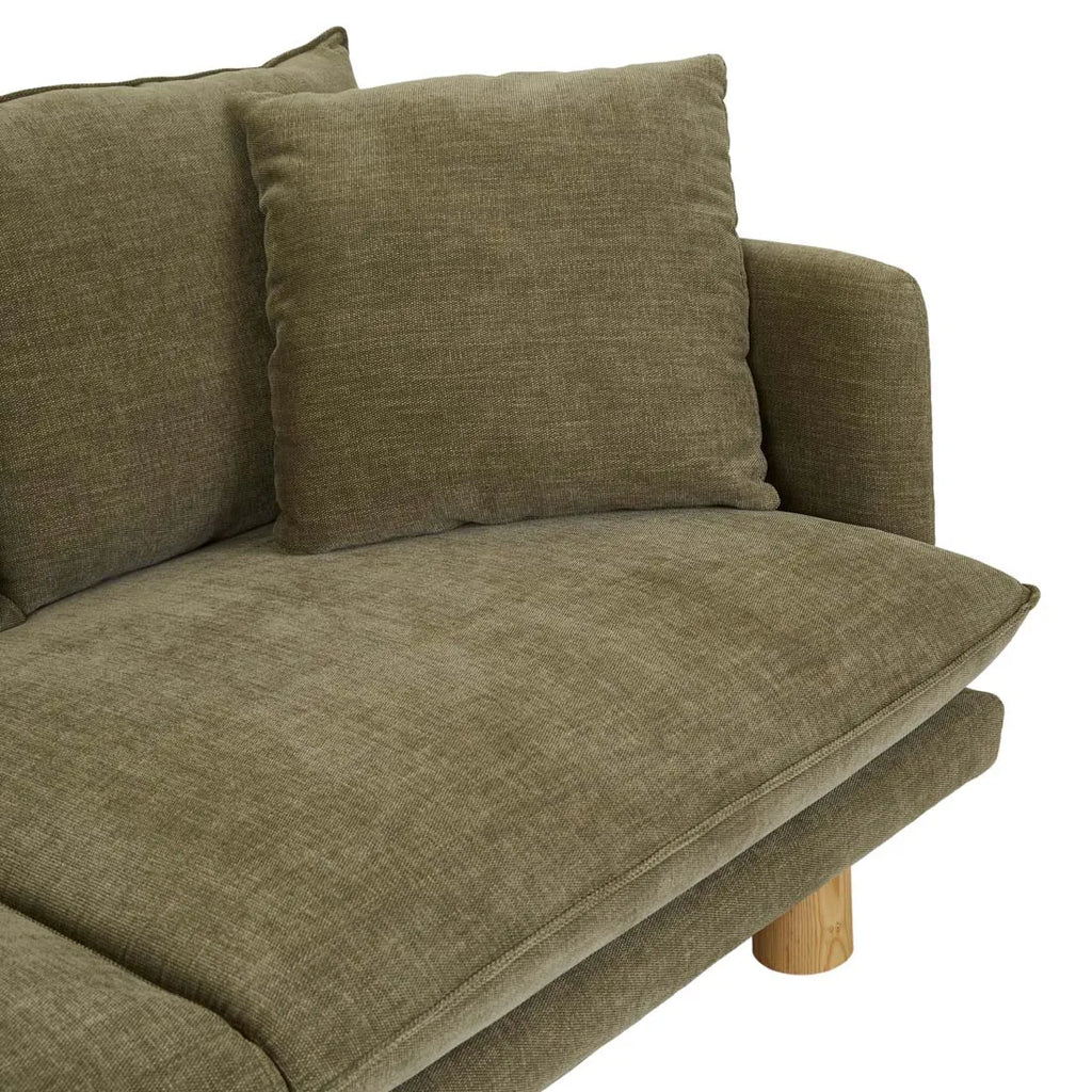 Vittoria Elliot Three Seater Sofa Copeland Olive