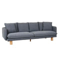 Vittoria Elliot Four Seater Sofa Prussian