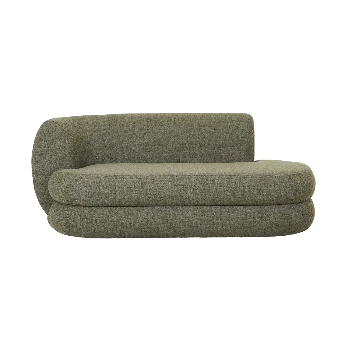 Vera Daybed Left Oat Moss Tweed