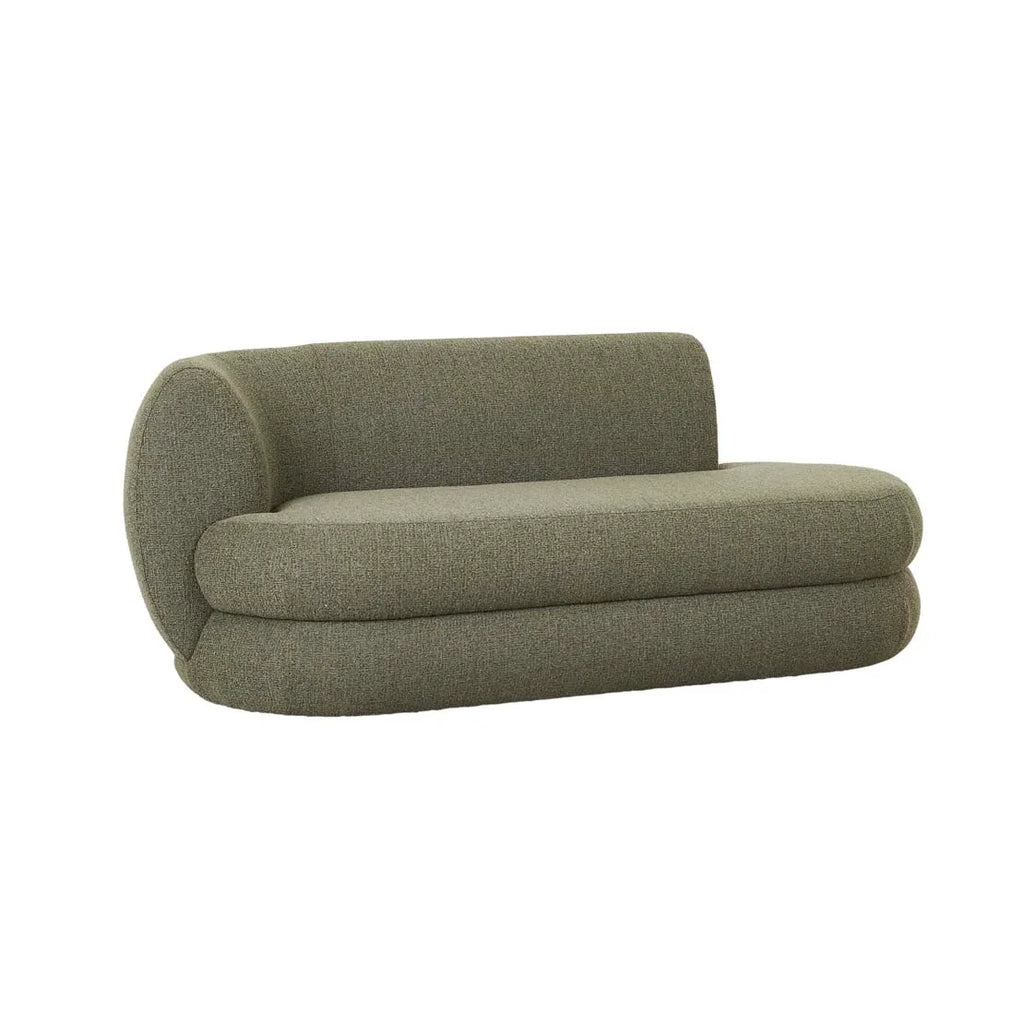 Vera Daybed Left Oat Moss Tweed