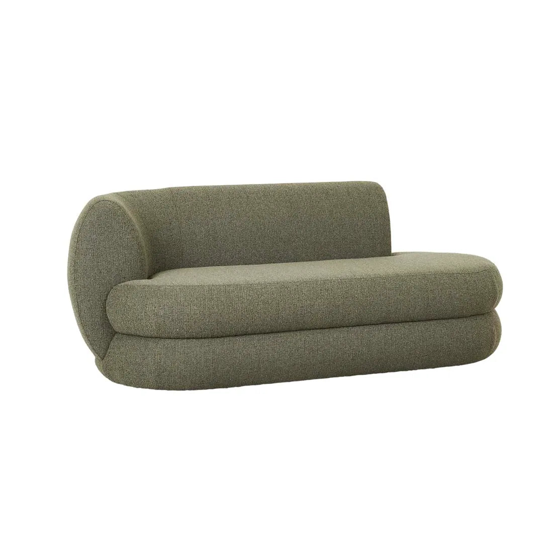 Vera Daybed Left Oat Moss Tweed