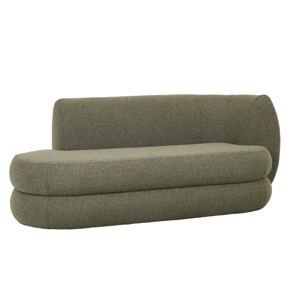Vera Daybed Right Oat Moss Tweed