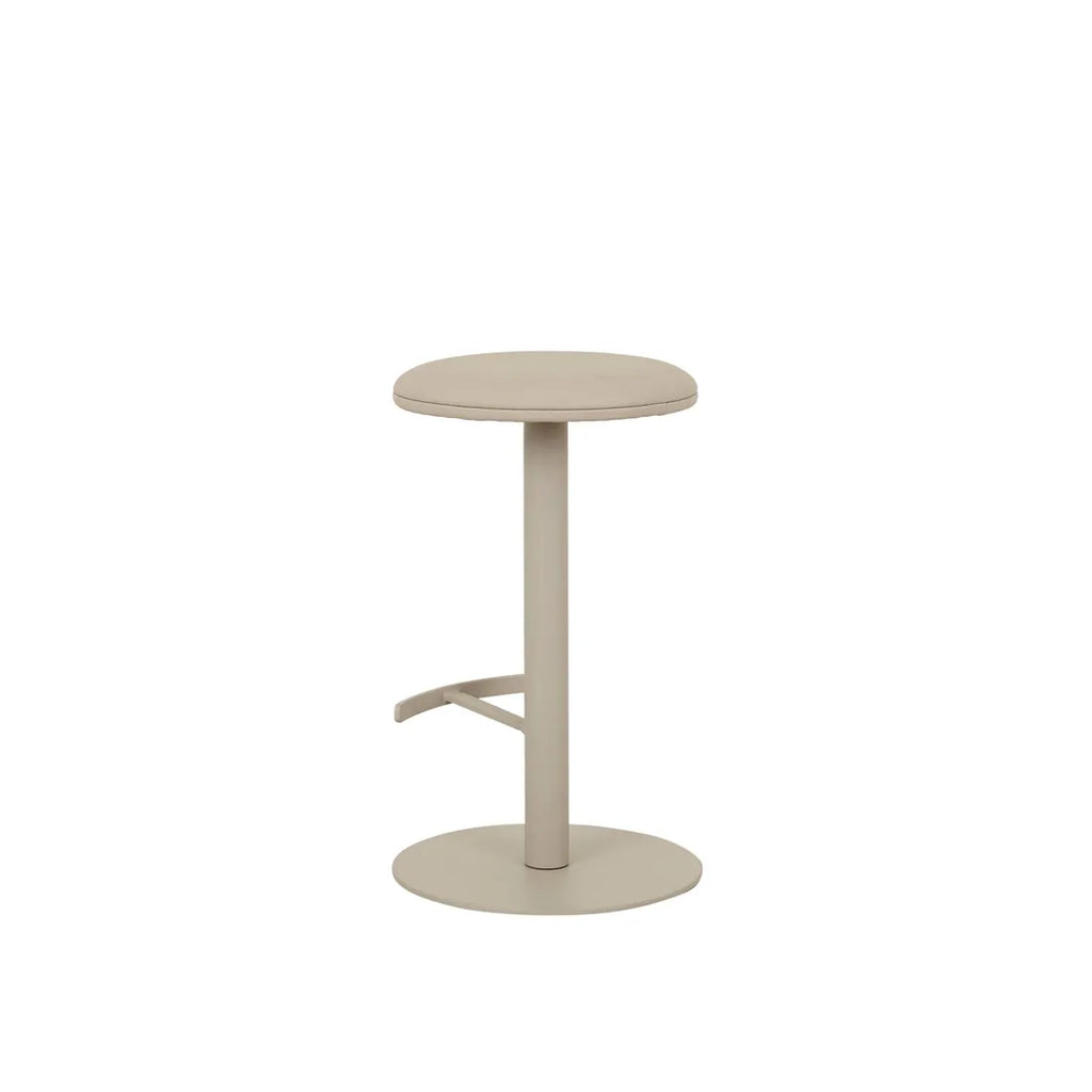 Plum Swivel Barstool Cashmere