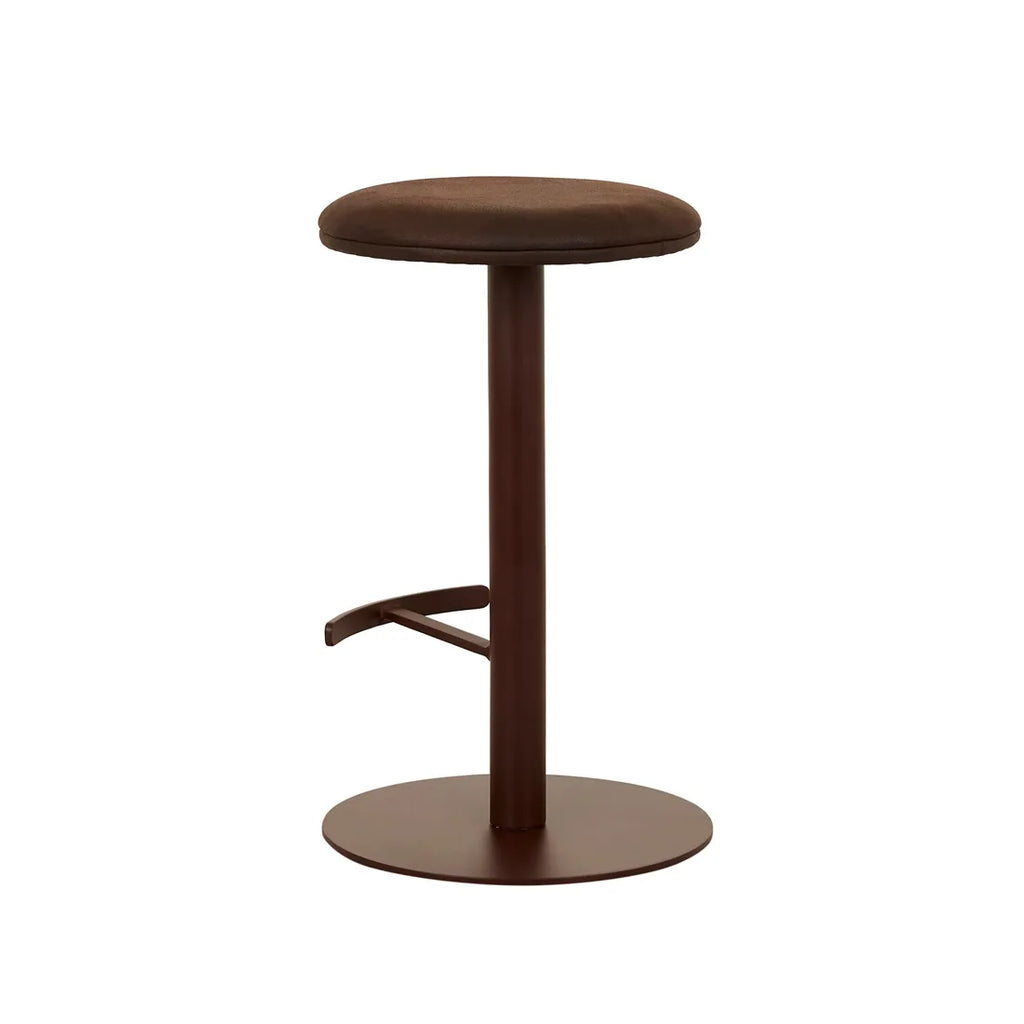 Plum Swivel Barstool Syrah