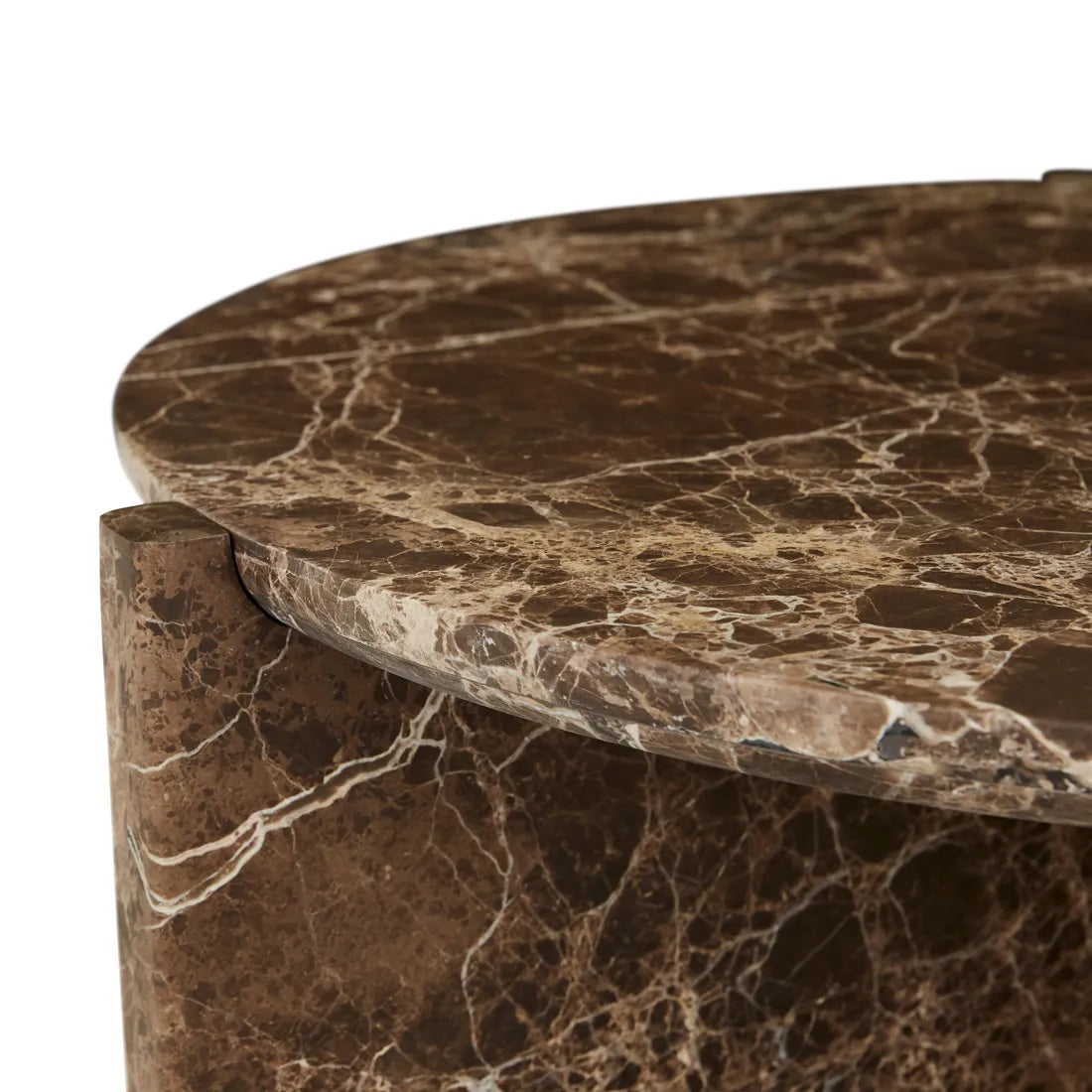 Venus Revolve Coffee Table Emperador 725mm