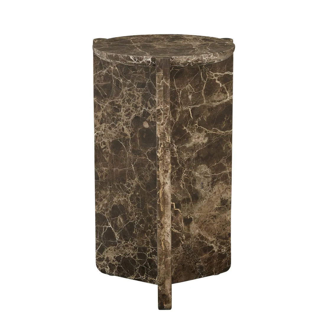 Venus Revolve Side Table Emperador 375mm