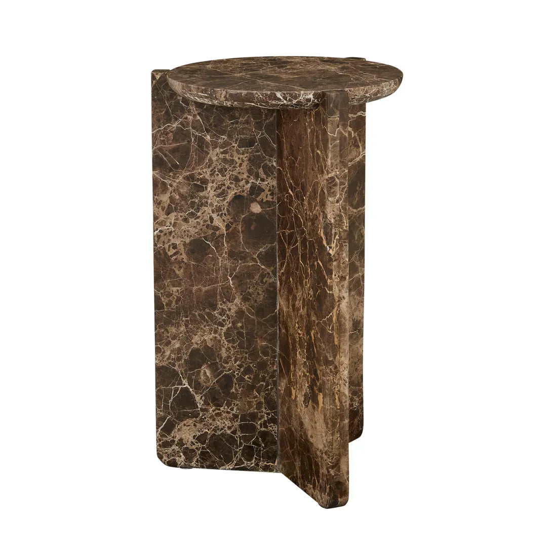 Venus Revolve Side Table Emperador 375mm