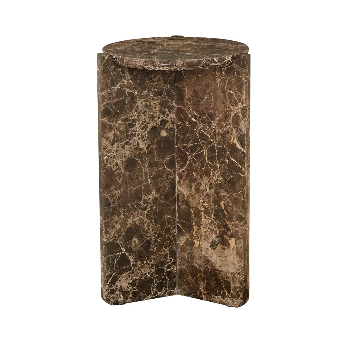 Venus Revolve Side Table Emperador 375mm