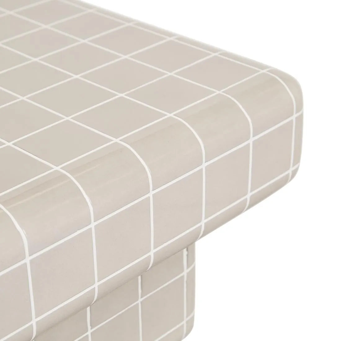 Seville Tile Coffee Table Pearl White