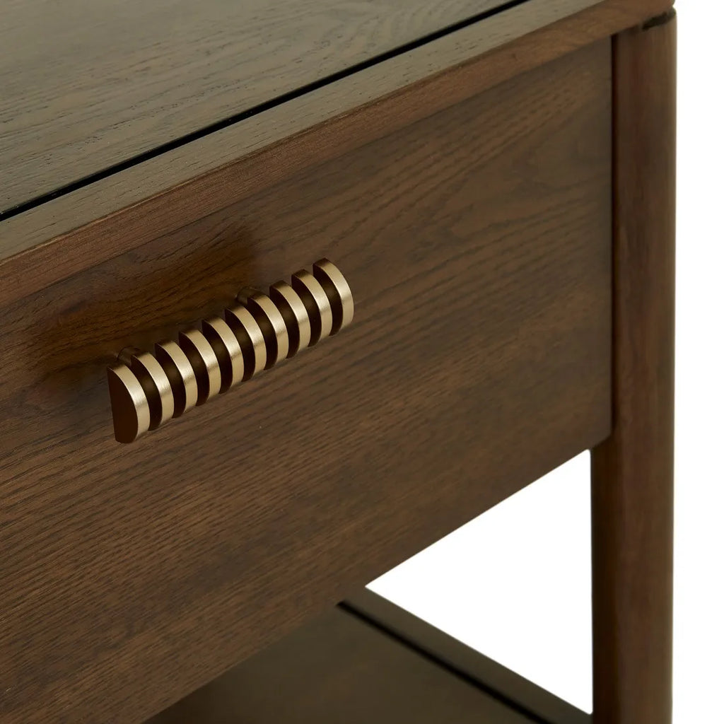 Marlow Bedside Chocolate Oak
