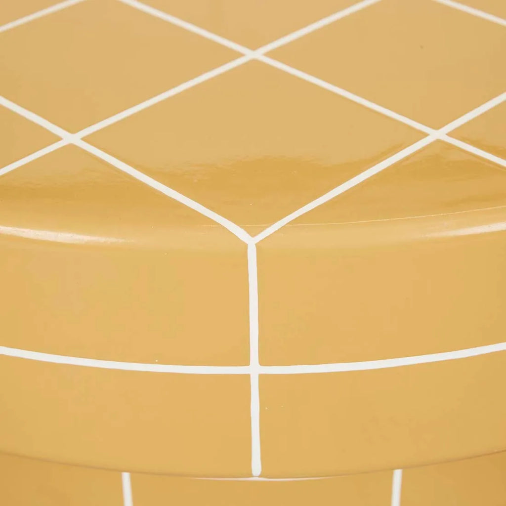 Seville Tile Coffee Table Round Honey