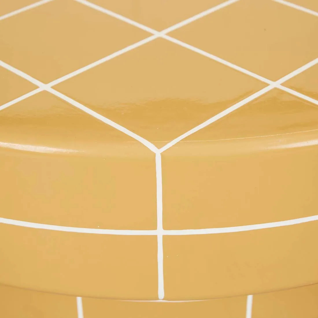 Seville Tile Coffee Table Round Honey