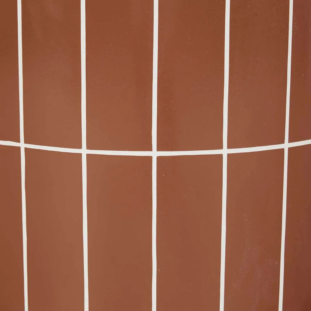 Seville Tile Dining Table Round Red Glaze
