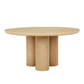 Seb Round Dining Table Oak