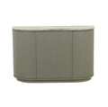 Oberon Crescent Marble Storage Unit Thyme