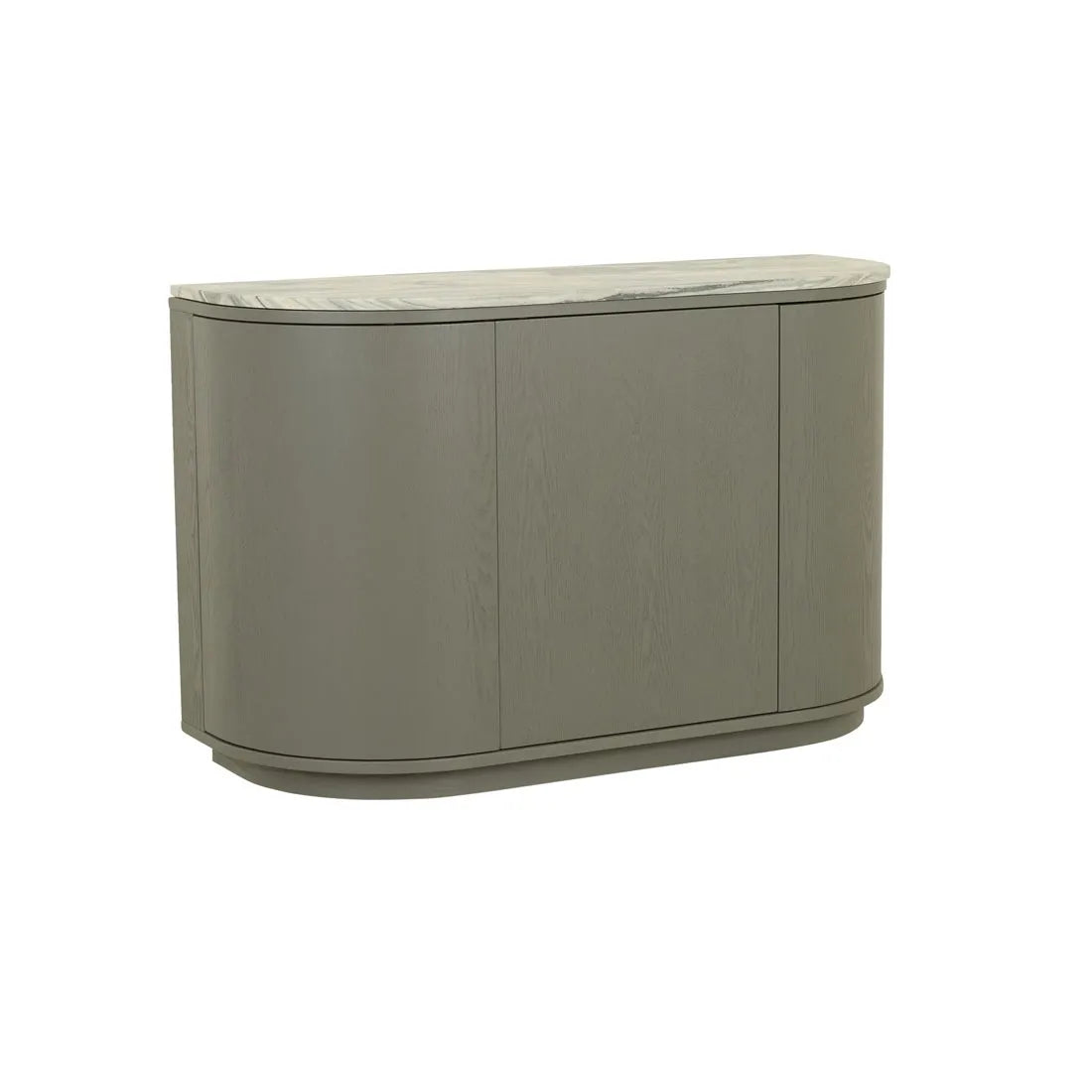 Oberon Crescent Marble Storage Unit Thyme