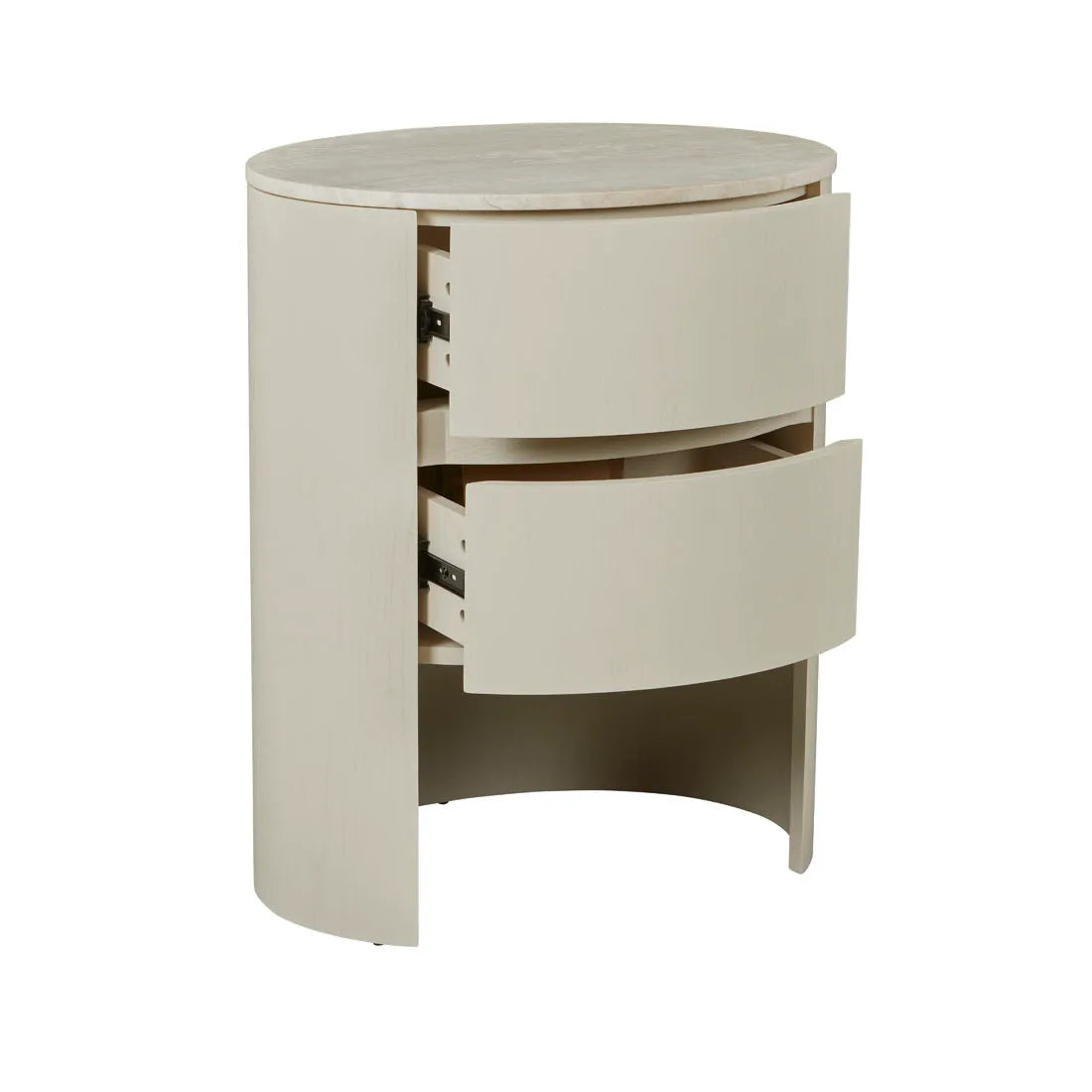 Oberon Lune Marble Bedside Shell