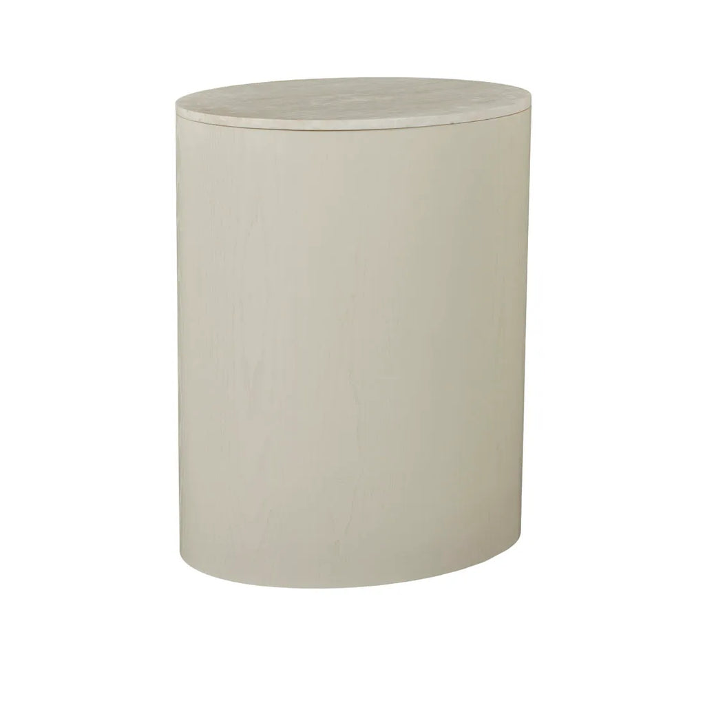Oberon Lune Marble Bedside Shell
