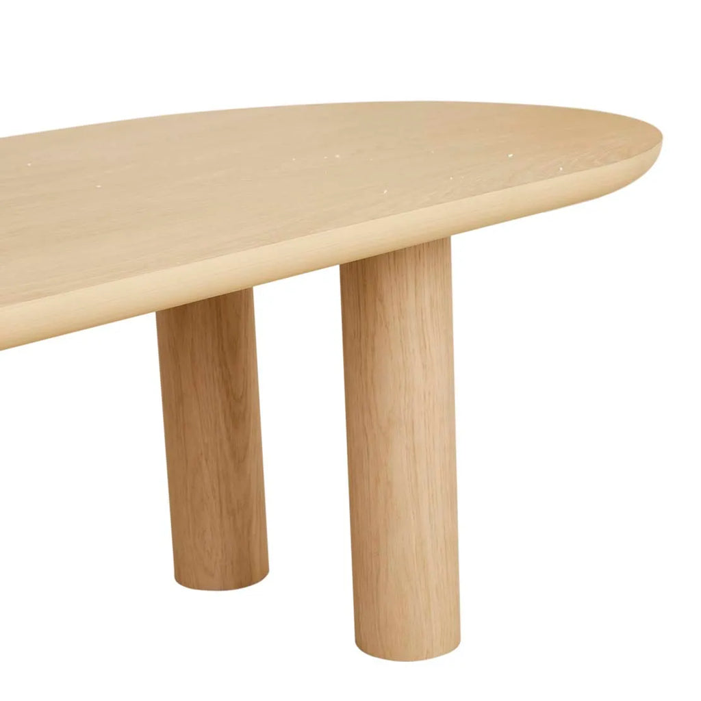 Seb Oval Dining Table 3000mm Natural