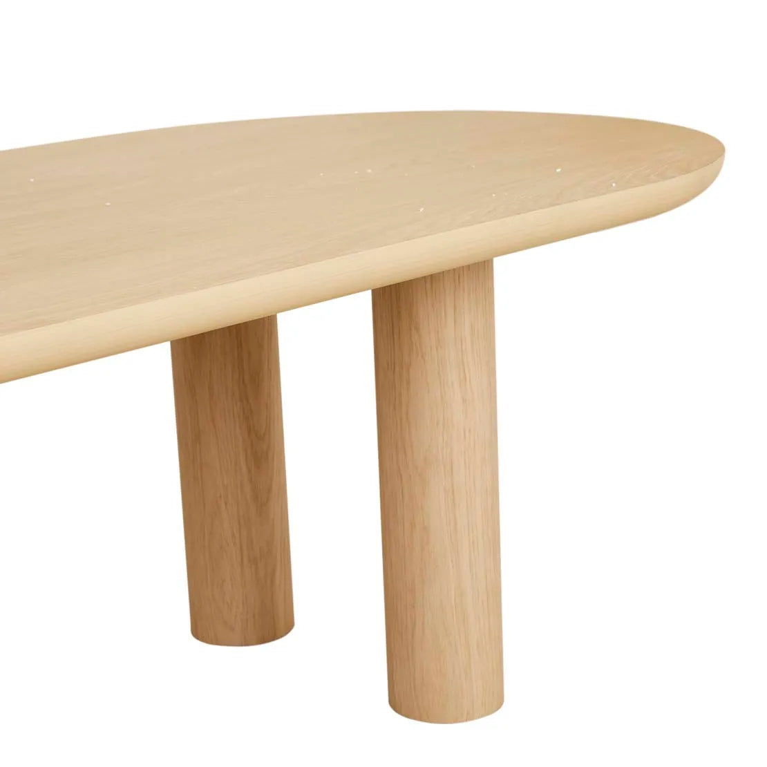 Seb Oval Dining Table 3000mm Natural