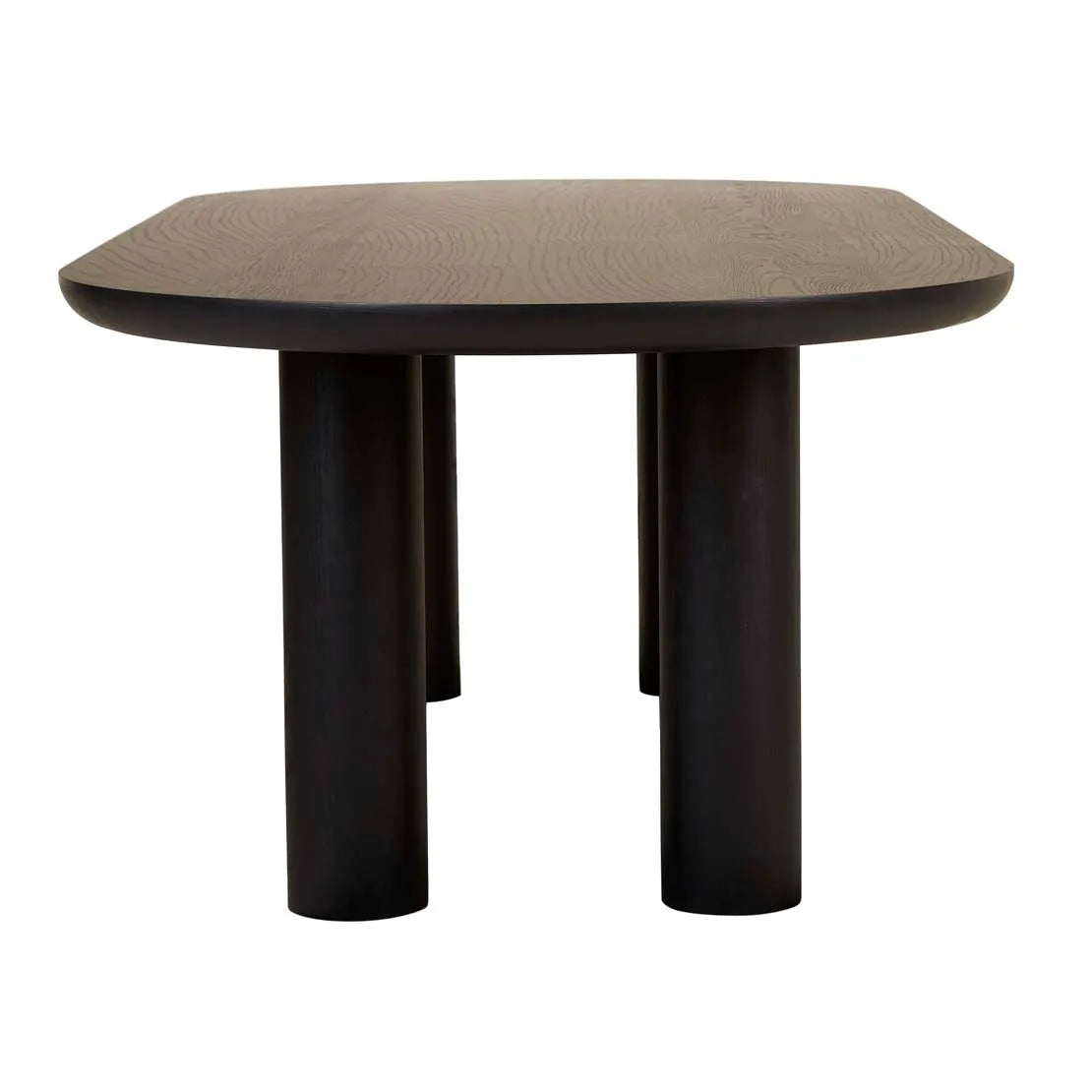 Seb Oval Dining Table 3000mm Black