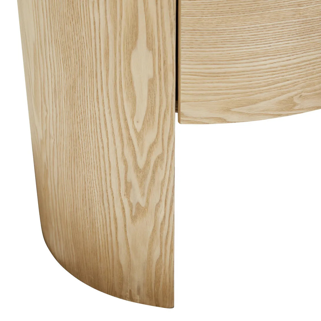 Oberon Lune Marble Bedside Natural
