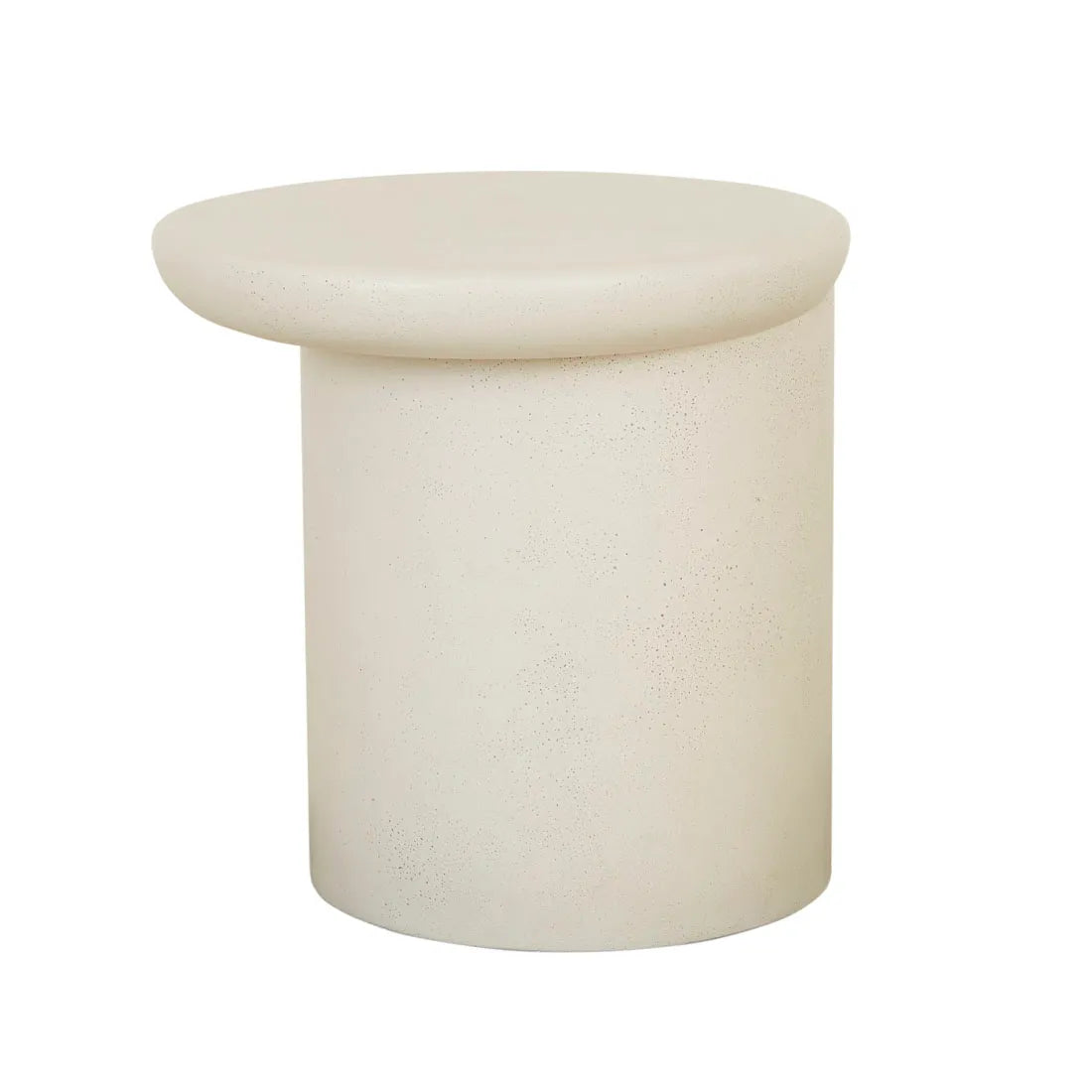 Petra Sphere Side Table Ivory