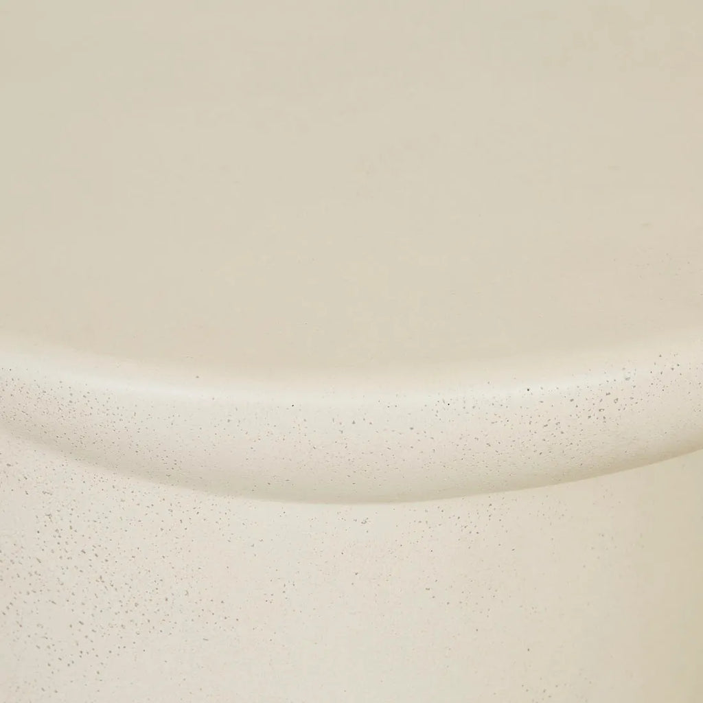 Petra Sphere Side Table Ivory