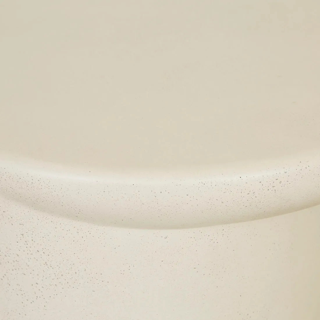 Petra Sphere Side Table Ivory