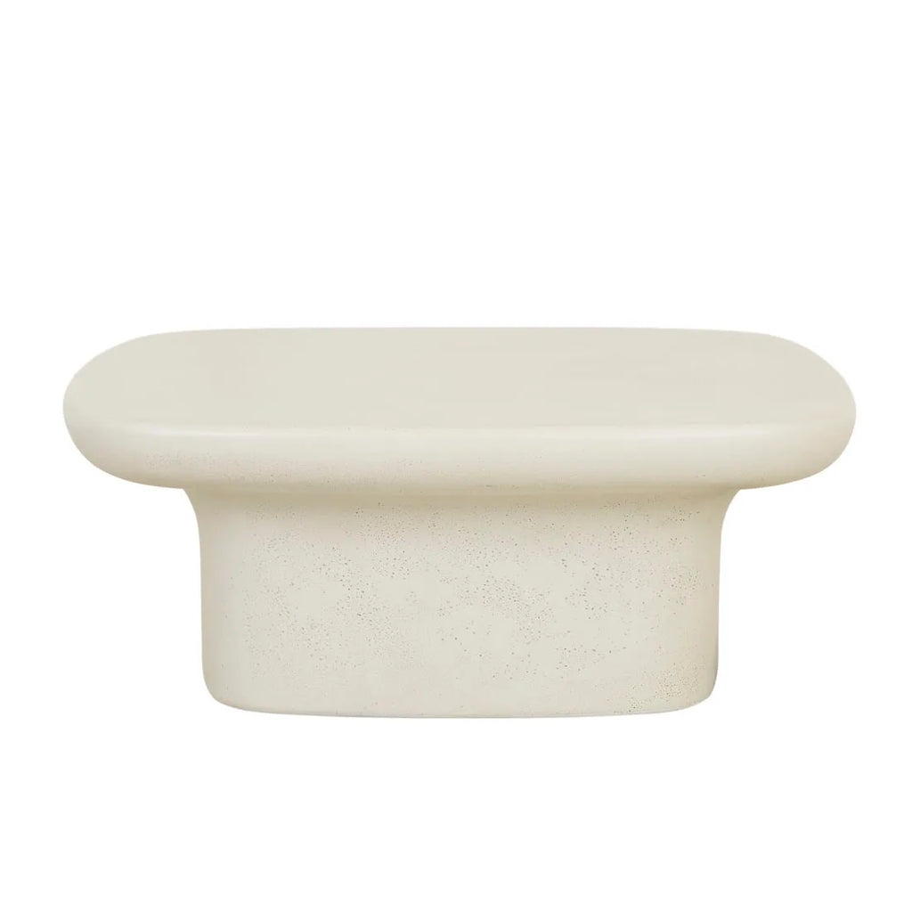 Petra Bend Coffee Table Ivory