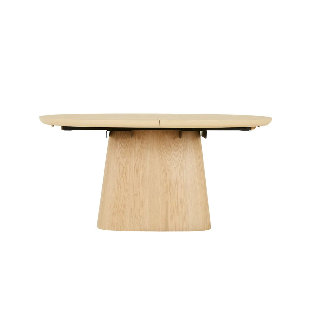 Seb Pebble Extendable Dining Table Oak