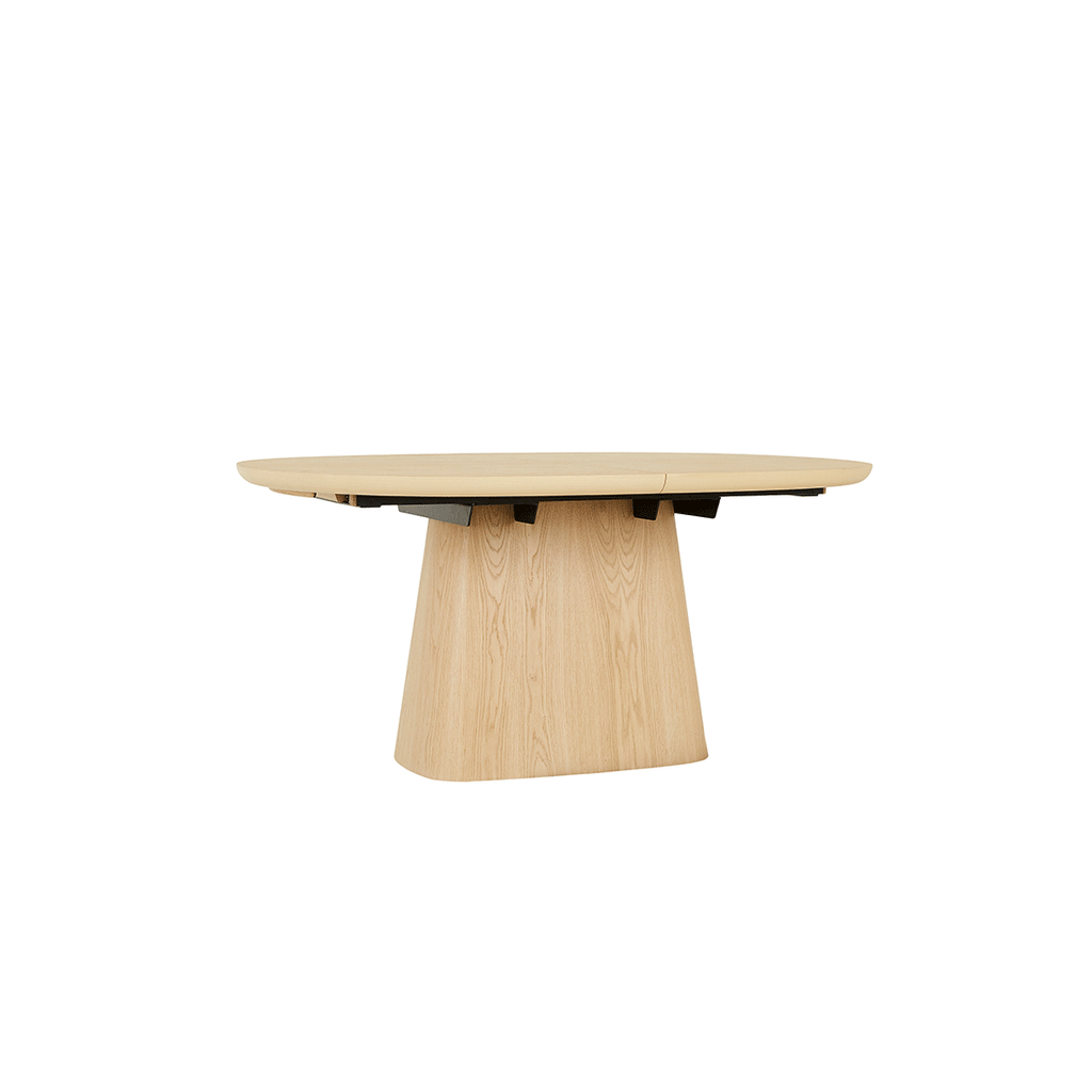 Seb Pebble Extendable Dining Table Oak