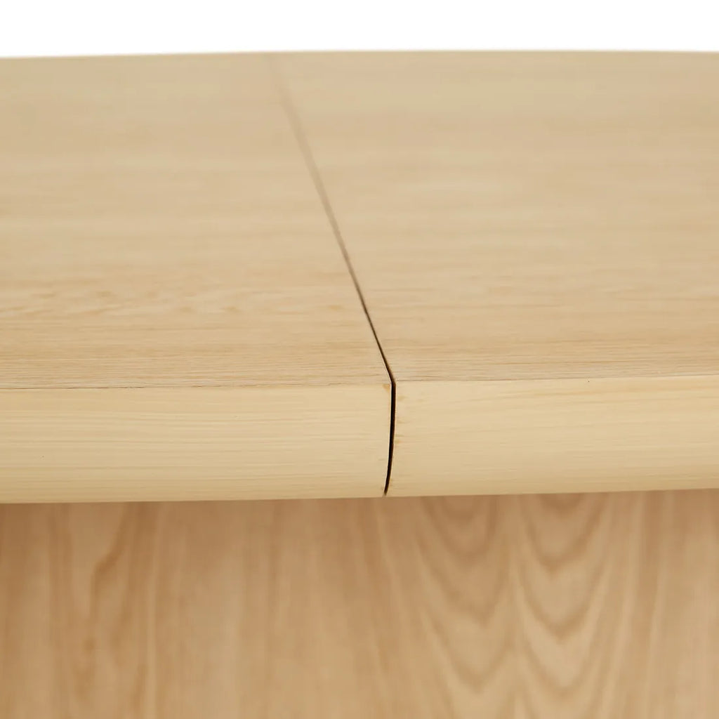 Seb Pebble Extendable Dining Table Oak