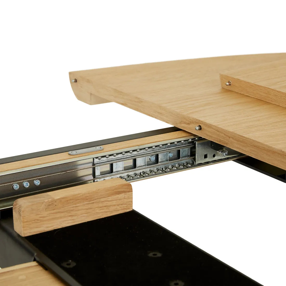 Seb Pebble Extendable Dining Table Oak