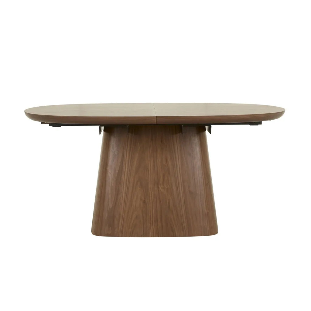 Seb Pebble Extendable Dining Table Walnut