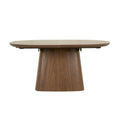 Seb Pebble Extendable Dining Table Walnut