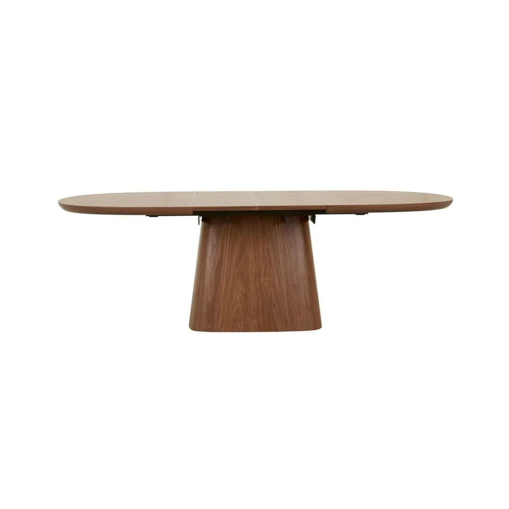 Seb Pebble Extendable Dining Table Walnut