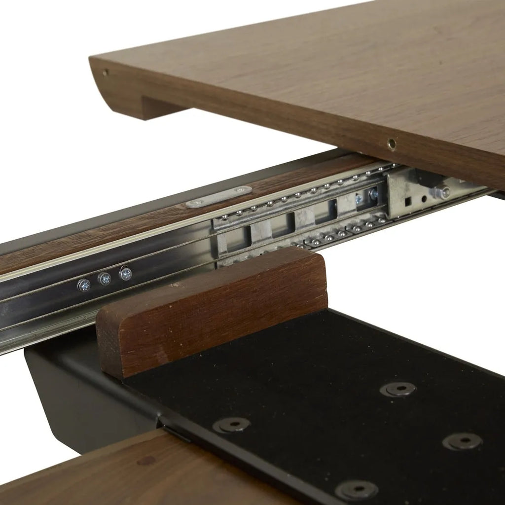 Seb Pebble Extendable Dining Table Walnut