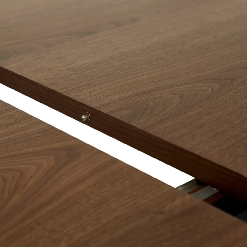 Seb Glide Extendable Dining Table Walnut