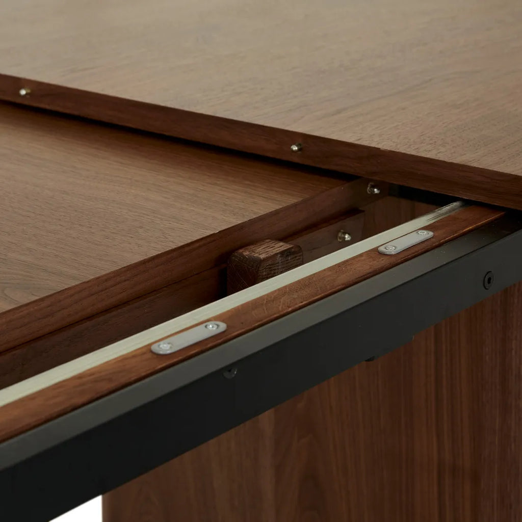 Seb Glide Extendable Dining Table Walnut