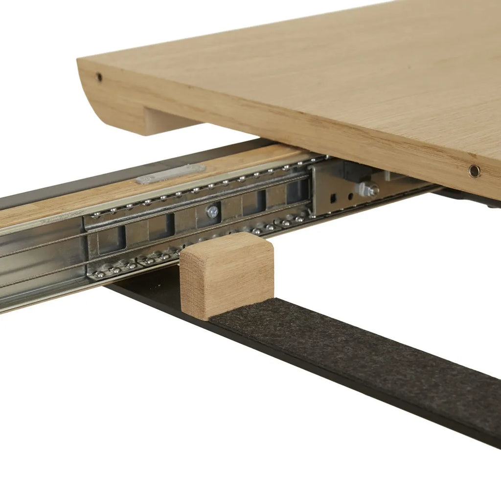 Seb Glide Extendable Dining Table Oak