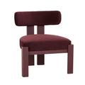 Ninette Armchair Plum Velvet