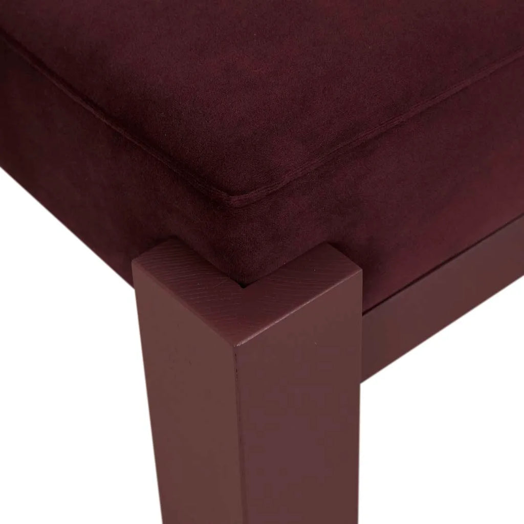 Ninette Armchair Plum Velvet