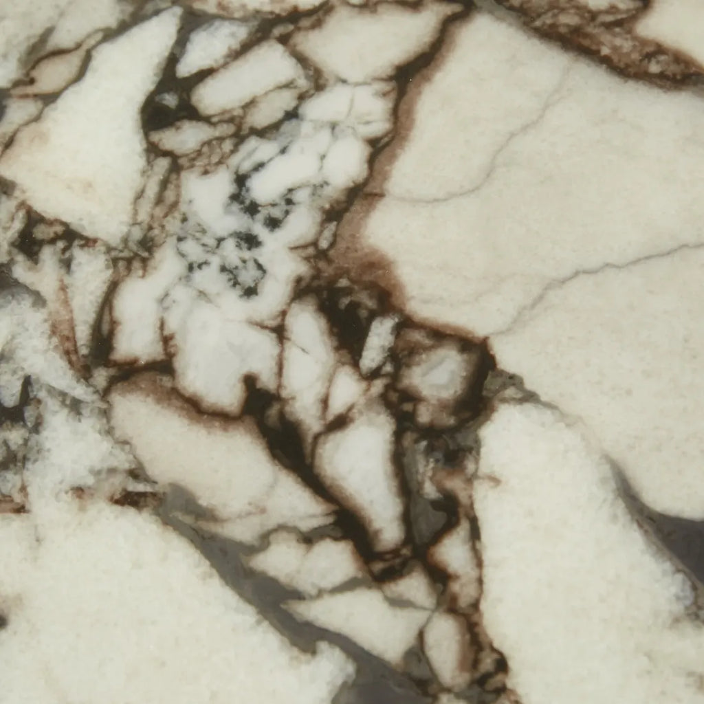 Oberon Crescent Marble Entertainment Unit Smoked Ash 2100mm