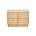 Billie Marble Buffet Marble Bedside Natural