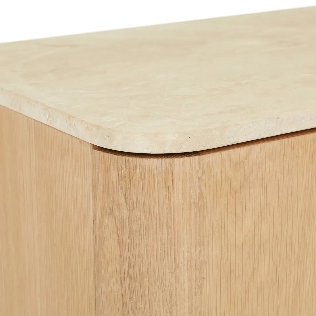 Billie Marble Buffet Marble Bedside Natural