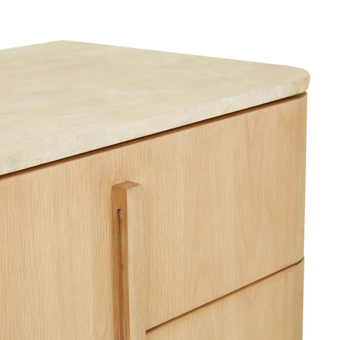 Billie Marble Buffet Marble Bedside Natural